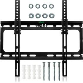 suptek Soporte TV Pared de 26-55 Pulgadas de LCD/LED/Plasma, Inclinable Ultra Delgado con Carga de 45kg VESA MAX 400x400mm,