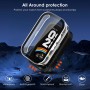 ivoler 3 Piezas Funda para Xiaomi Smart Band 9 Active/Redmi Band 3 (No para Xiaomi Mi Band 9), Protección Completa Protector de