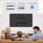 suptek Soporte TV Pared de 26-55 Pulgadas de LCD/LED/Plasma, Inclinable Ultra Delgado con Carga de 45kg VESA MAX 400x400mm,