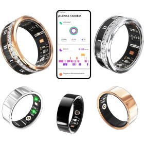 SMARTIA - Anillo Inteligente – Smart Ring Hombre Mujer – Anillo Actividad Fitness – Tensiometro - Anillo Control Salud –