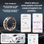 SMARTIA - Anillo Inteligente – Smart Ring Hombre Mujer – Anillo Actividad Fitness – Tensiometro - Anillo Control Salud –