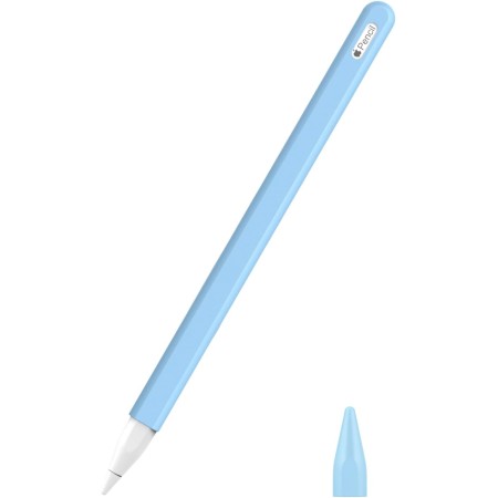 Moko Funda Compatible con Apple Pencil 2ª Generación, 2 Piezas Funda Pencil y Cubierta Nib Silicona para Apple Pencil 2ª