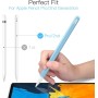 Moko Funda Compatible con Apple Pencil 2ª Generación, 2 Piezas Funda Pencil y Cubierta Nib Silicona para Apple Pencil 2ª