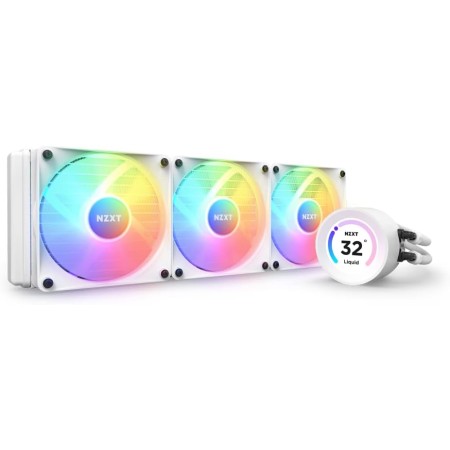 NZXT Kraken 360 - AIO Refrigeracion liquida PC para procesador de 360 mm Disipador de calor CPU caja PC - Pantalla LCD Cuadrada
