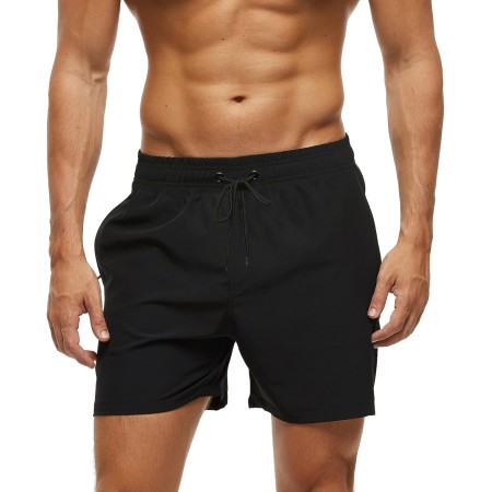 Bañador Hombre Corto Shorts de Secado Rápido con Malla Forro Verano Bañador Natacion Hombre Pantalones Cortos Hombres para Playa