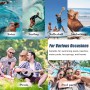 Bañador Hombre Corto Shorts de Secado Rápido con Malla Forro Verano Bañador Natacion Hombre Pantalones Cortos Hombres para Playa