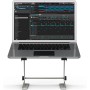 Audibax Top-5 - Soporte para Portátil - Stand para Ordenador para Cabina DJ o Estudio - Altura Regulable de 16,5 a 25,5 cm -