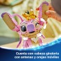 LEGO | Disney Ángela - Juguete de Construcción de Lilo y Stitch - Figura Articulada de Amiga de Stitch con 3 Globos de Corazón y