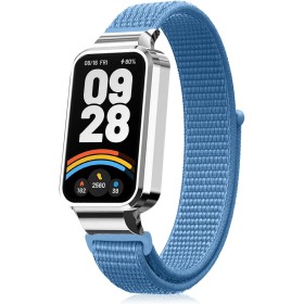 PaceBid Nailon Correa Compatible con Xiaomi Smart Band 9 Active(Mi Band 9 Active), Hombre Mujere Correa de Tela Elástica Solo
