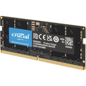 Crucial RAM DDR5 64GB 5600MHz SODIMM, Memoria para Ordenador Portátil/Laptop, Mini PC, Memoria de Alto Rendimiento (o 5200MHz /