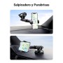 UGREEN Soporte Móvil Coche Salpicadero, Suporte Telemovel Carro para Parabrisas Brazo Ajustable Compatible con iPhone 16 15 14