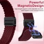 PaceBid Nylon Correa para Xiaomi Smart Band 9 Active (Xiaomi Mi Band 9 Active), Hombres Mujeres Trenzada Magnética Reloj de