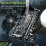 BTNEEU Soporte Movil Moto Impermeable 360° Rotación Soporte Móvil Moto Anti Vibración Soporte Teléfono Motocicleta con Pantalla