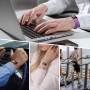 MIJOBS Correas Deportiva Compatible para Xiaomi Smart Band 8 Active, Silicona Correa de Suave y Transpirable Pulsera Compatible