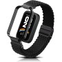 PaceBid Nylon Correa para Xiaomi Smart Band 9 Active (Xiaomi Mi Band 9 Active), Hombres Mujeres Trenzada Magnética Reloj de