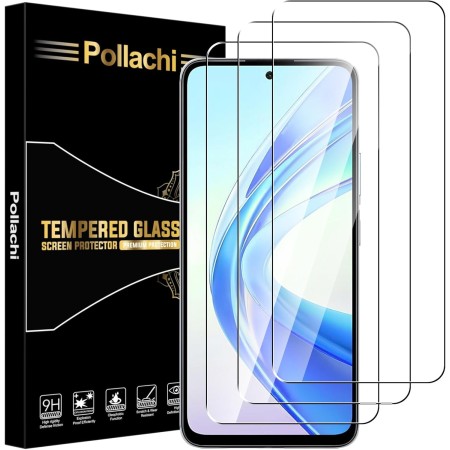 Pollachi [3 Piezas Protector de Pantalla para Honor 90 Smart/Honor X7b 5G,Cristal Templado,9H Dureza