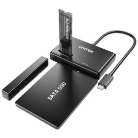 Unitek M.2 NVMe SSD caja USB 3,2 a M2 SATA adaptador para unidad de es