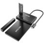 Unitek M.2 NVMe SSD caja USB 3,2 a M2 SATA adaptador para unidad de es