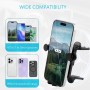 ICAILIN Soporte movil Coche,Soporte para teléfono móvil ventilado Circular para Coche Gravedad automática Ajustable para