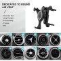 ICAILIN Soporte movil Coche,Soporte para teléfono móvil ventilado Circular para Coche Gravedad automática Ajustable para