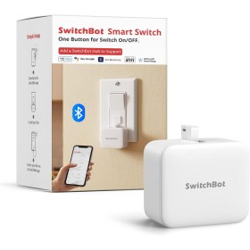 SwitchBot Smart Switch Button Pusher - Bluetooth App o Control de Temporizador, Fácil de Usar con 3 Modos, Necesita SwitchBot