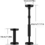 Telescopic Support Pole, Anti-Tip Telescopic Rod, 2x Heavy-Duty Cabinet Lift Jack, Adjustable Undermount Grip, Quick Cabinet