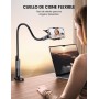 Lamicall Soporte Móvil con Cuello de Cisne - Soporte Teléfono e Smartphones Con Brazo Flexible para iPhone 16 15 14 13 12 11 Pro
