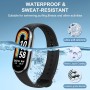 Higgs 3 Piezas Correas Compatibles con Correa Xiaomi Mi Band 8/Mi Band 8/Xiaomi Mi Band 9/Mi Band 9 per Mujer Hombre, Pulseras