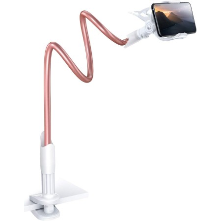 Lamicall Soporte Móvil con Cuello de Cisne - Soporte Teléfono e Smartphones Con Brazo Flexible para iPhone 16 15 14 13 12 11 Pro
