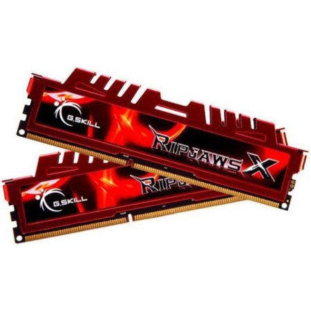 G.Skill RipjawsX F3-12800CL9D-8GBXL - Memoria RAM de 8 GB, DDR3 para Intel y AMD (PC12800, 1600 MHz) - 2 x 4 GB