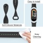 Higgs 3 Piezas Correas Compatibles con Correa Xiaomi Mi Band 8/Mi Band 8/Xiaomi Mi Band 9/Mi Band 9 per Mujer Hombre, Pulseras
