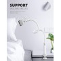 Lamicall Soporte Móvil con Cuello de Cisne - Soporte Teléfono e Smartphones Con Brazo Flexible para iPhone 16 15 14 13 12 11 Pro