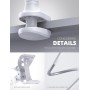 Lamicall Soporte Móvil con Cuello de Cisne - Soporte Teléfono e Smartphones Con Brazo Flexible para iPhone 16 15 14 13 12 11 Pro