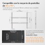 VonHaus 32-55 Pulgadas TV Wall Bracket - Ultra Slim, Flat to Wall Mount para Pantallas compatibles VESA, 35 kg de Capacidad de