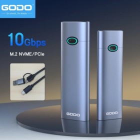 GODO M.2 NVMe Adaptador de carcasa de disco duro TIPO C USB 3.2 Gen 21