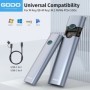 GODO M.2 NVMe Adaptador de carcasa de disco duro TIPO C USB 3.2 Gen 21
