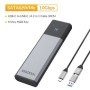 IDsonix-carcasa de SSD M.2 NVMe SATA, carcasa de protocolo Dual, caja 