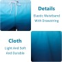 Bañador Hombre de Secado Rápido Impermeable Bañadores Largo, Traje de Baño para Natacion Piscina Corto Pantalones, Verano Shorts