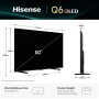 Hisense 50A6N - UHD 4K,VIDAA Smart TV, 50 Pulgadas, Dolby Vision, Modo Juego Plus, DTS Virtual X, Control por Voz televisor,