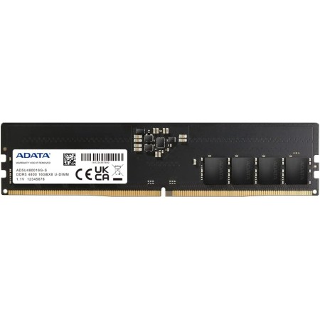 ADATA Premier, 16GB, DDR5, 4800MHz (PC5-38400), CL40, 1.1V, ECC, Memoria DIMM, Negro (AD5U480016G-S)