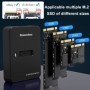 Protocolo Dual M.2 NVME SATA SSD estación de acoplamiento Base carcasa