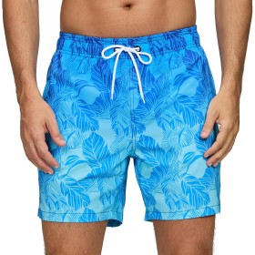 Bañador Hombre de Secado Rápido Impermeable Bañadores Largo, Traje de Baño para Natacion Piscina Corto Pantalones, Verano Shorts