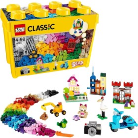 LEGO Classic Caja de Ladrillos Creativos Grande, Juguetes de Construcción y Manualidades para Niños y Niñas de 4 Años o Más,