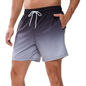 Bañador Hombre de Secado Rápido Impermeable Bañadores Largo, Traje de Baño para Natacion Piscina Corto Pantalones, Verano Shorts