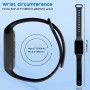 Xisair 3 Piezas Pulseras Compatible con Xiaomi Band 9 Active/Redmi Smart Band 3 Correas de Silicona Sport Pulsera Accesorios