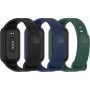 Xisair 3 Piezas Pulseras Compatible con Xiaomi Band 9 Active/Redmi Smart Band 3 Correas de Silicona Sport Pulsera Accesorios