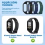 Xisair 3 Piezas Pulseras Compatible con Xiaomi Band 9 Active/Redmi Smart Band 3 Correas de Silicona Sport Pulsera Accesorios