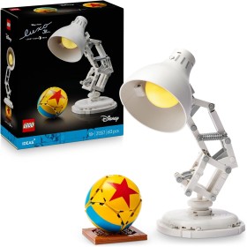 LEGO Ideas | Disney Pixar Luxo Jr. Modelo de Exposición Construible y Coleccionable para Adultos, Recuerdo Cinematográfico,