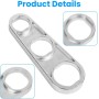 Ainiv Llave Aireador Grifo Universal, 6 en 1 Llave de Colador de Grifos, Metal Ajuste Herramienta de Atomizador Filtro Lavabo,