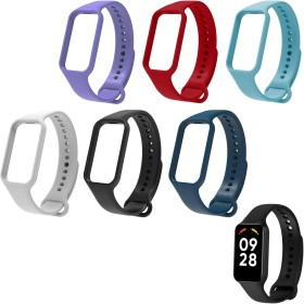 MxyVrix - Pulsera deportiva compatible con Xiaomi Smart Band 8 / Redmi Smart Band 2, correa de silicona suave y transpirable